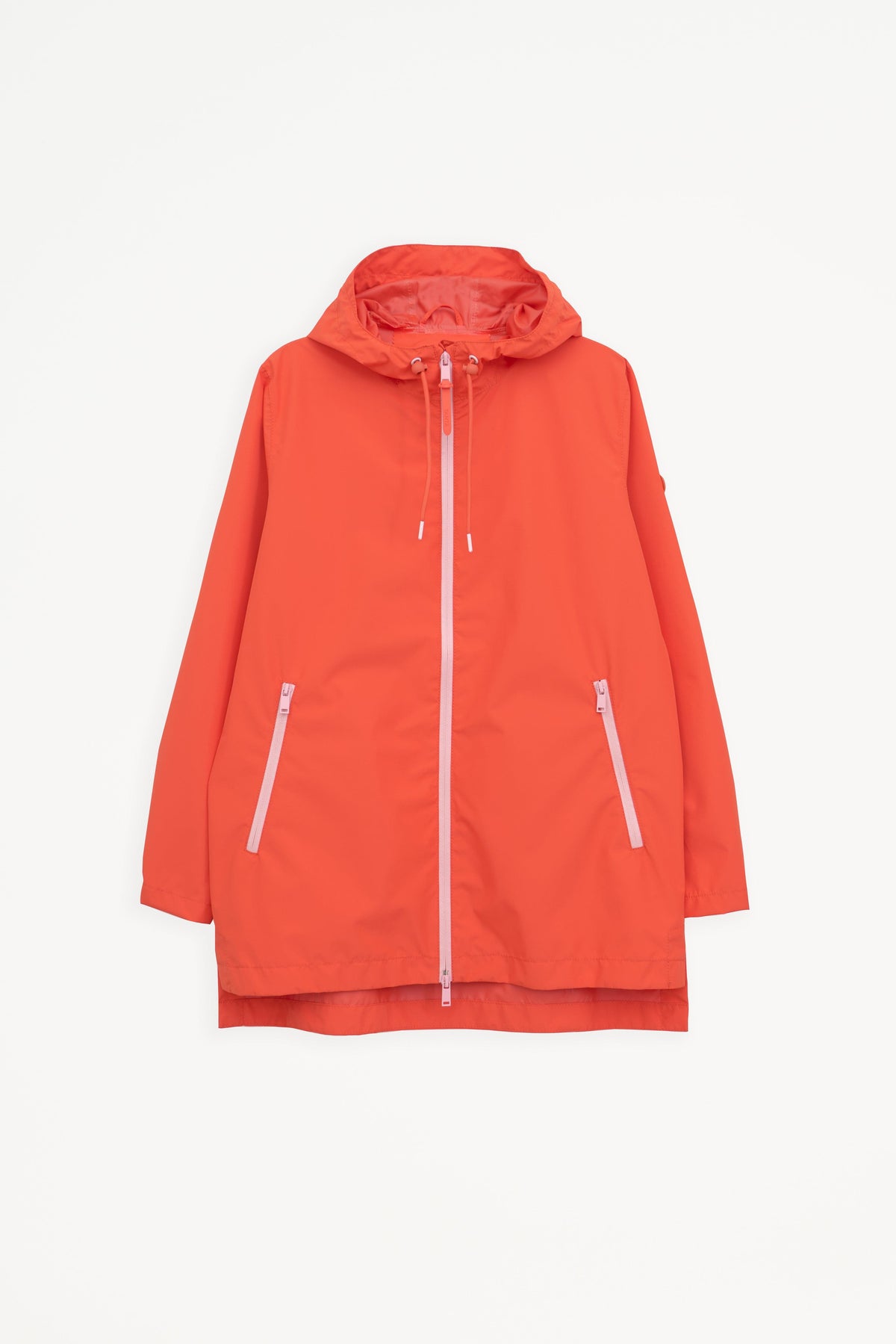 TANTÄ Contrast Zip Waterproof Raincoat