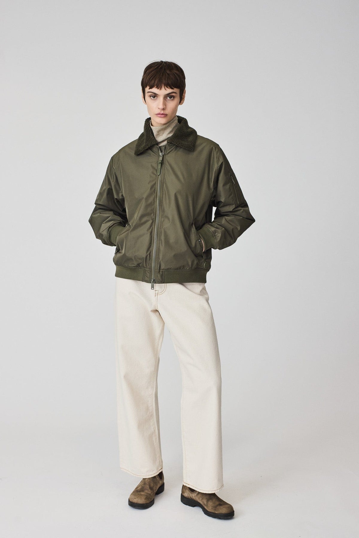 TANTÄ Detachable Teddy Collar Jacket