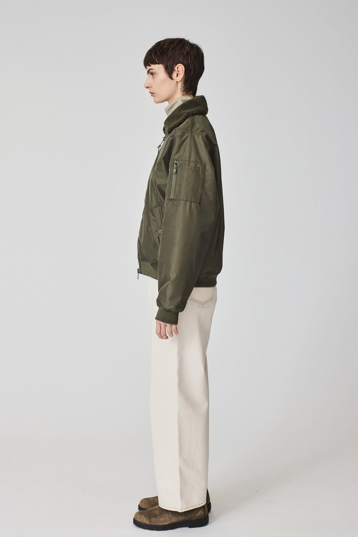 TANTÄ Detachable Teddy Collar Jacket