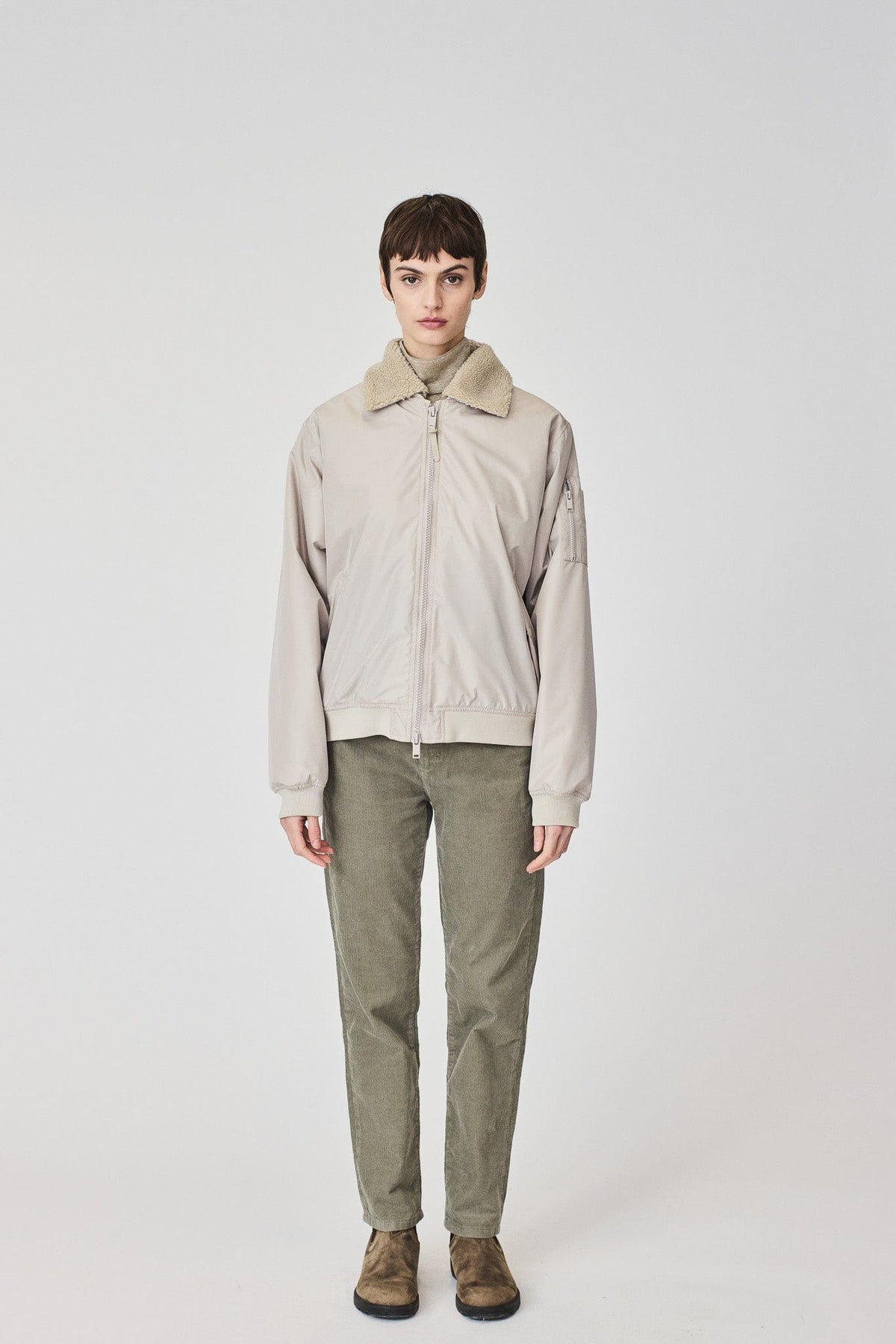 TANTÄ Detachable Teddy Collar Jacket