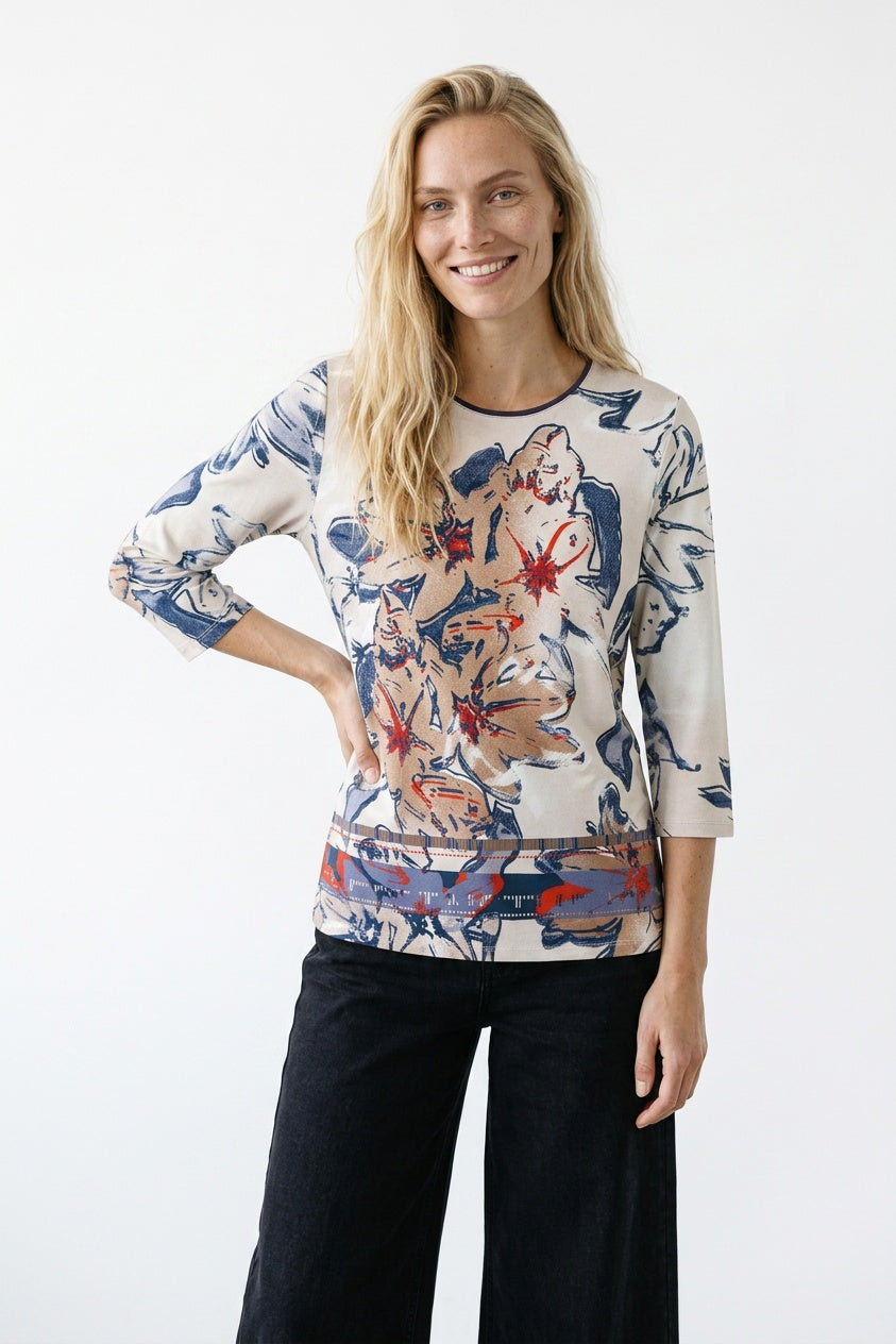 Barbara Lebek Floral Top
