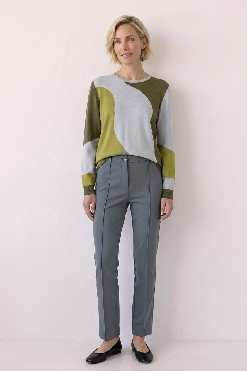 Barbara Lebek Colour Block Knit