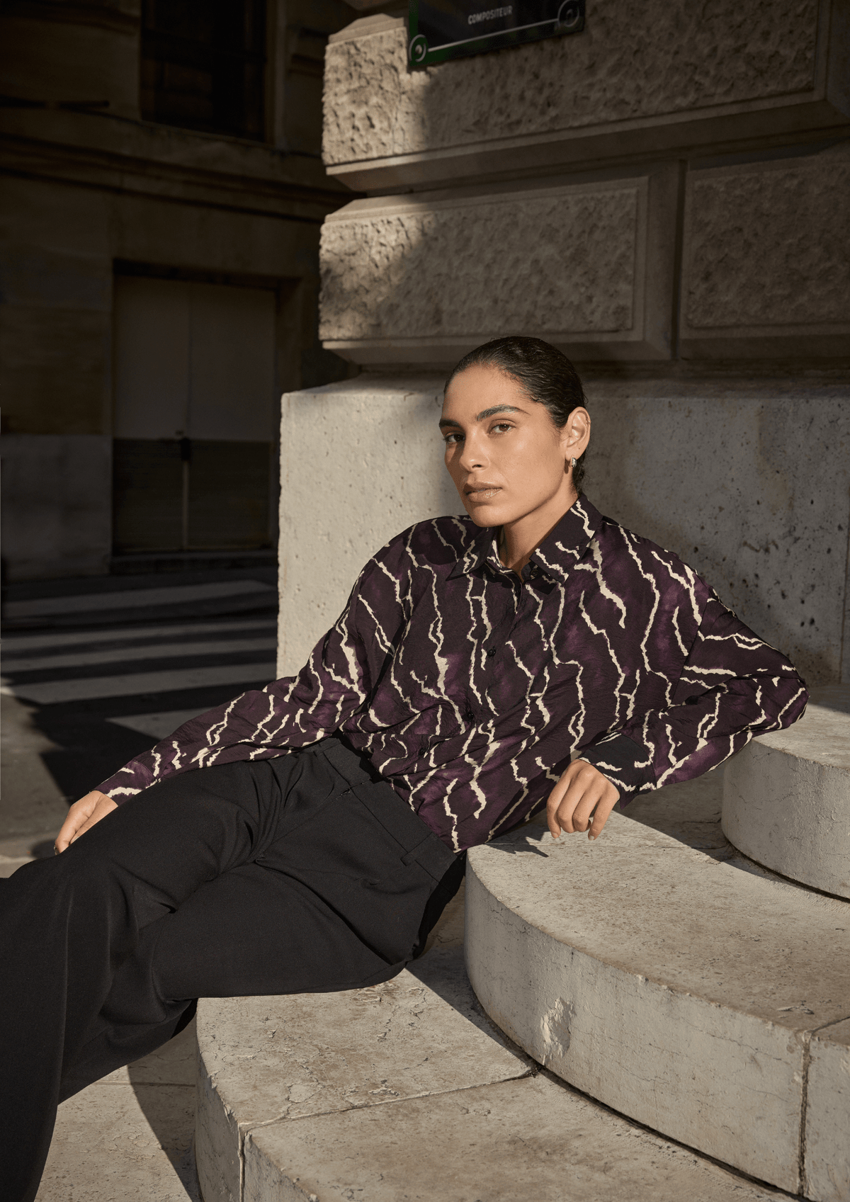 Soyaconcept Crackle Effect Blouse