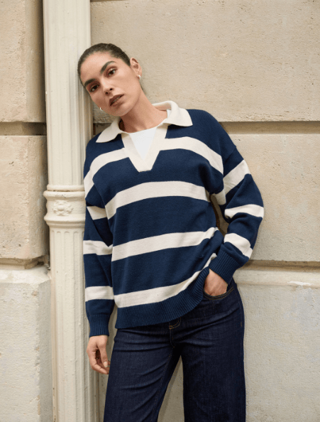 Soyaconcept Collared Knit