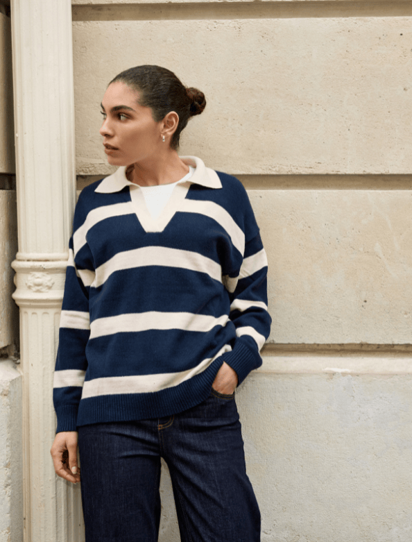 Soyaconcept Collared Knit