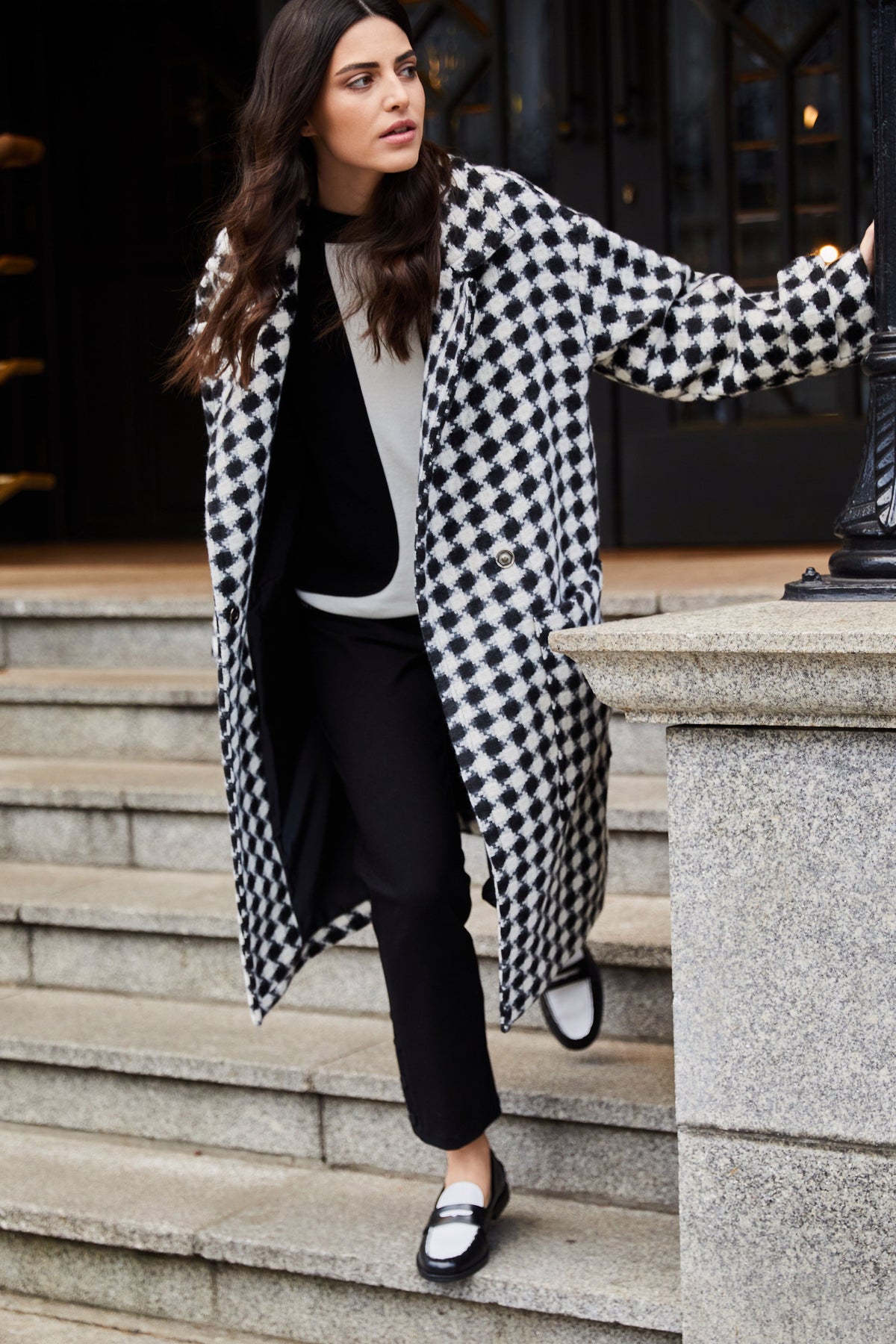 PERUZZI Checkerboard Coat