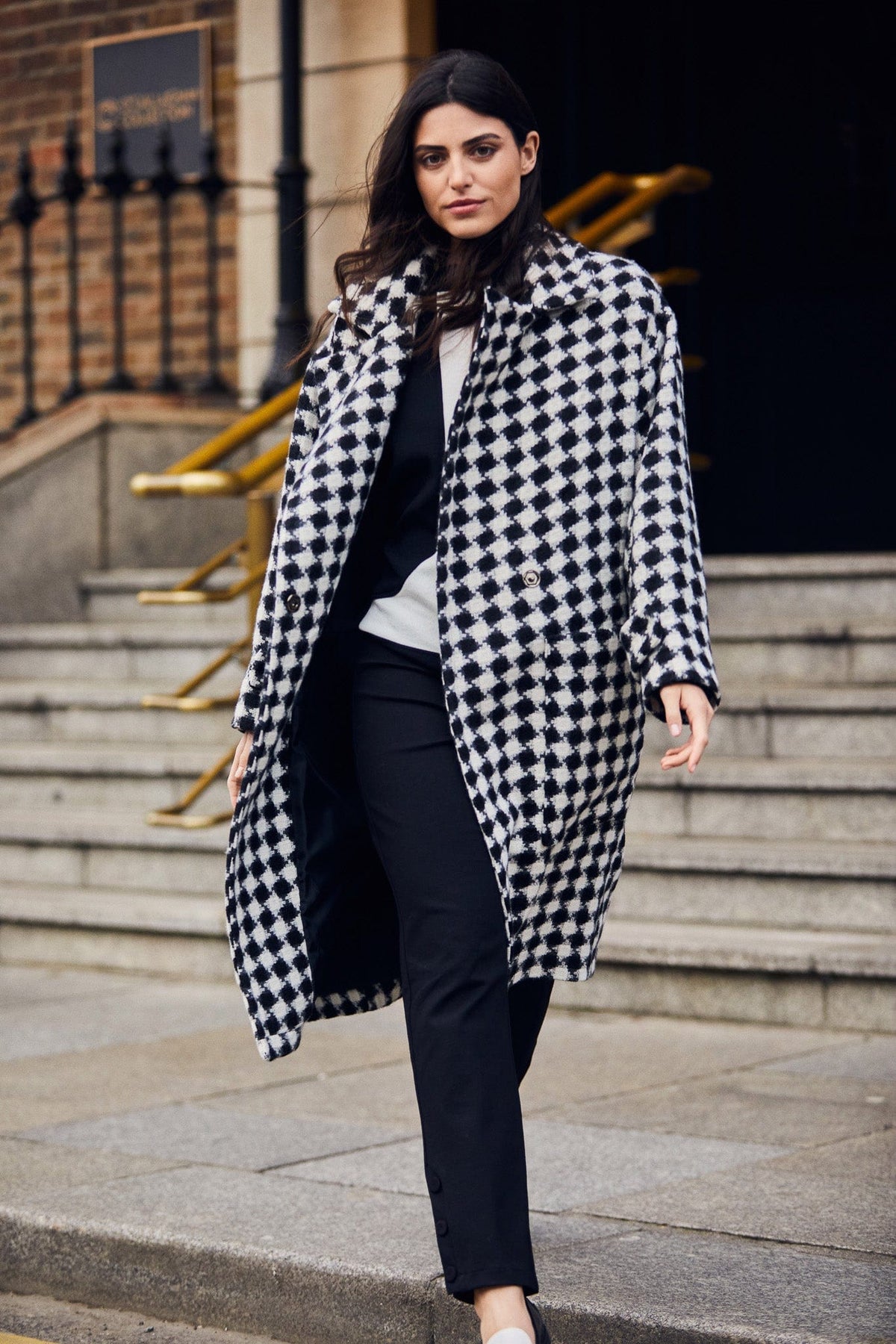 PERUZZI Checkerboard Coat