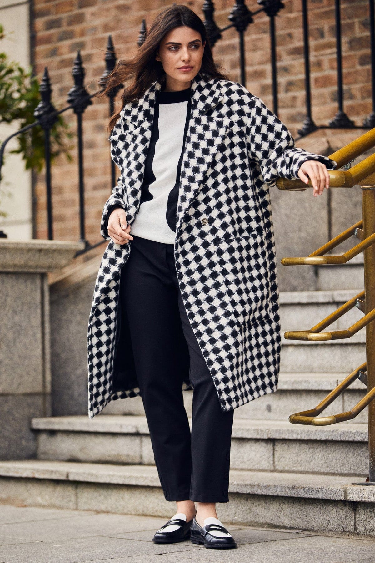 PERUZZI Checkerboard Coat