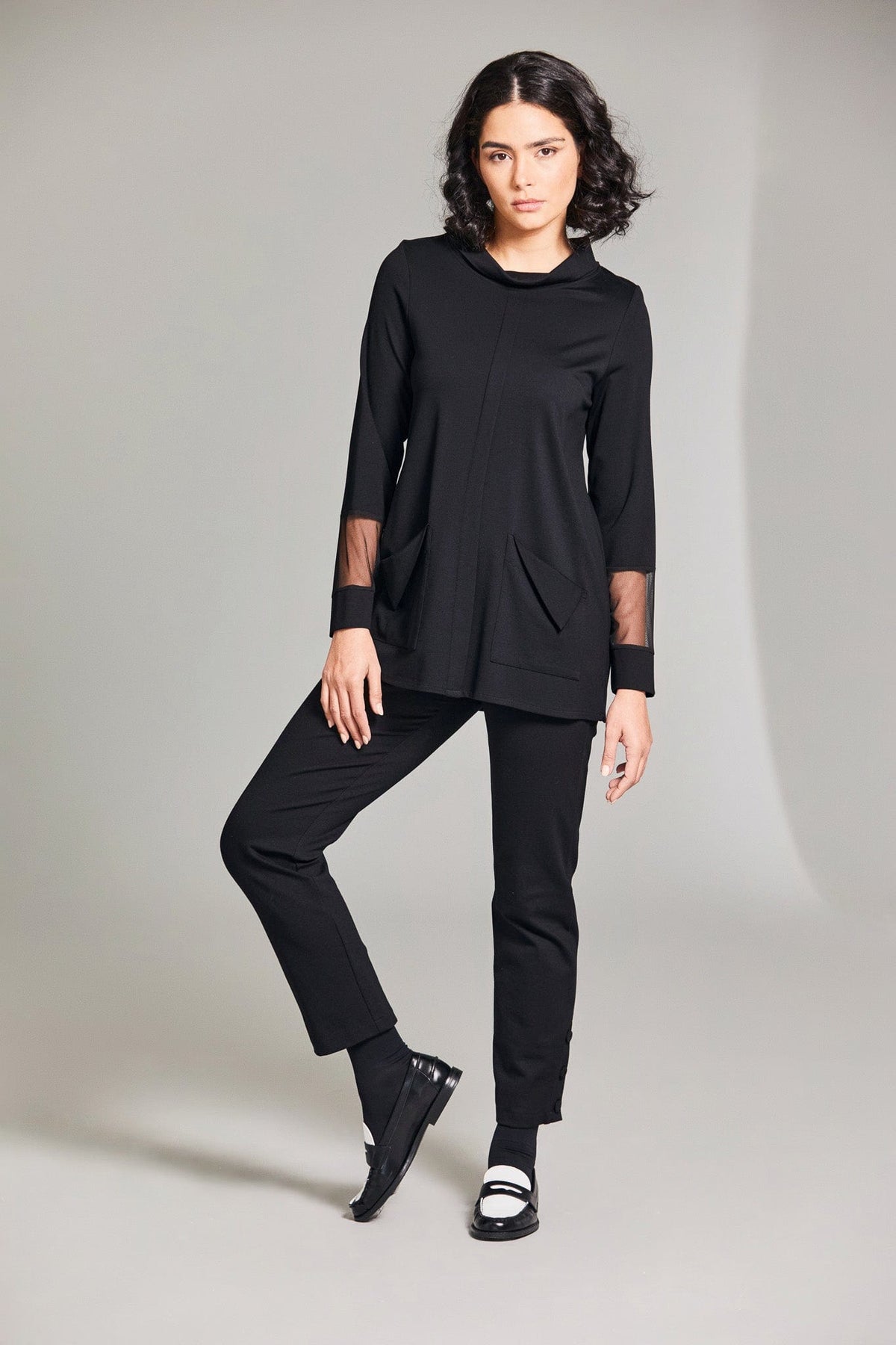 PERUZZI Slouch Mesh Top