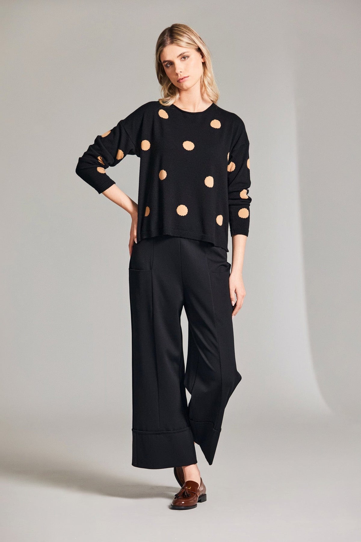 PERUZZI Wide Leg Crop Trouser