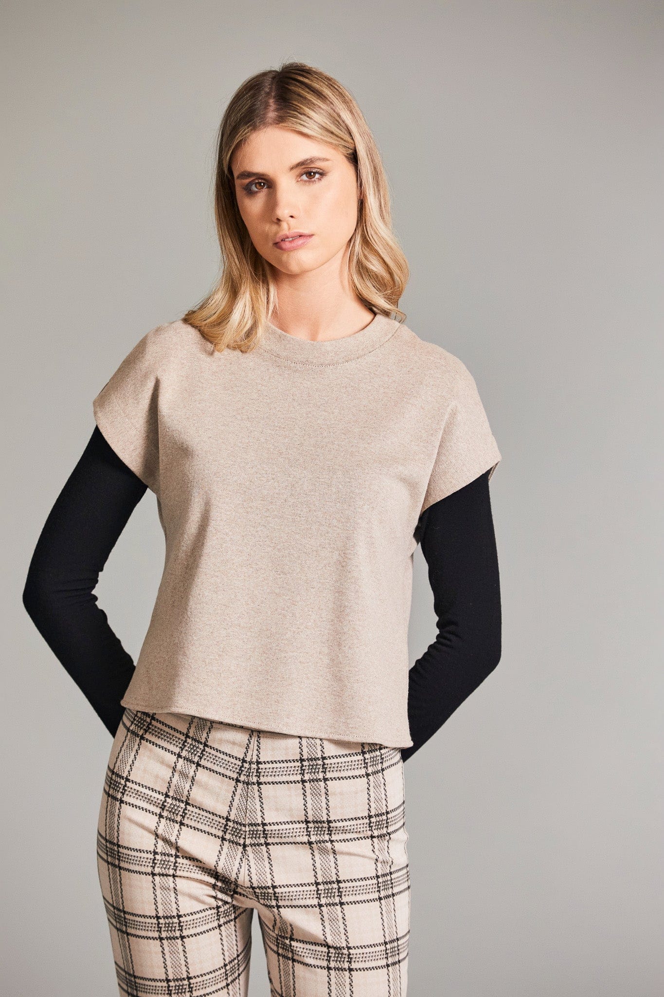PERUZZI Short Sleeve Top – Choice Boutique PERUZZI Short Sleeve Top – Choice Boutique