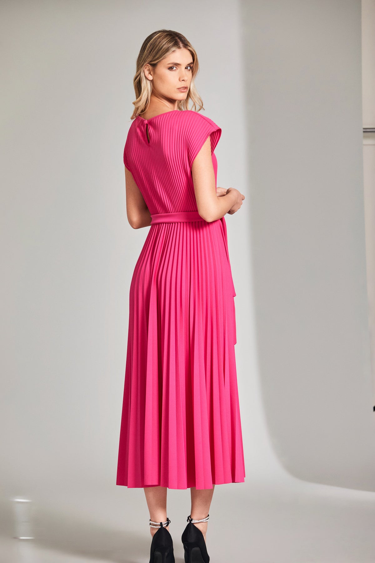 PERUZZI Pleat Dress