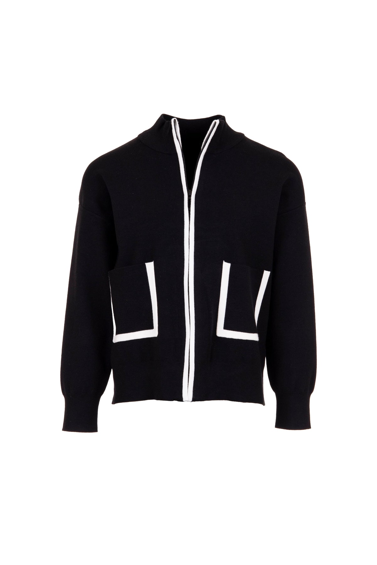 PERUZZI Contrast Trim Cardigan