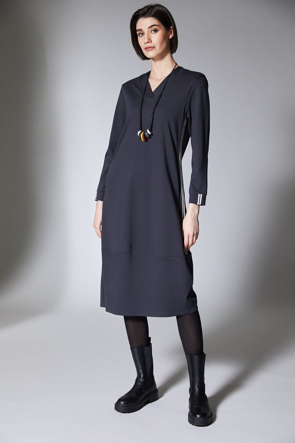 PERUZZI Silver Stripe Dress