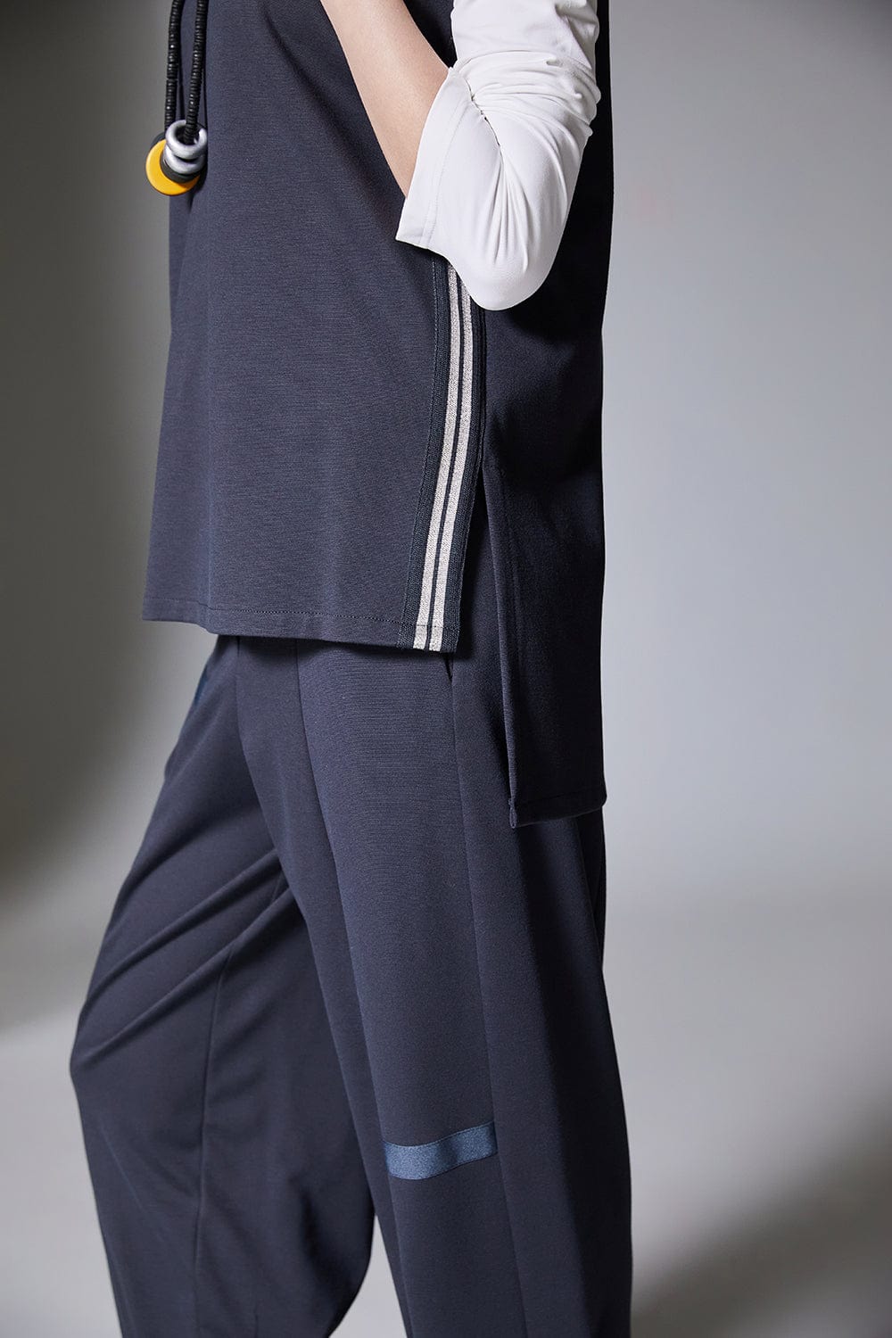 PERUZZI Stripe Trim Trouser