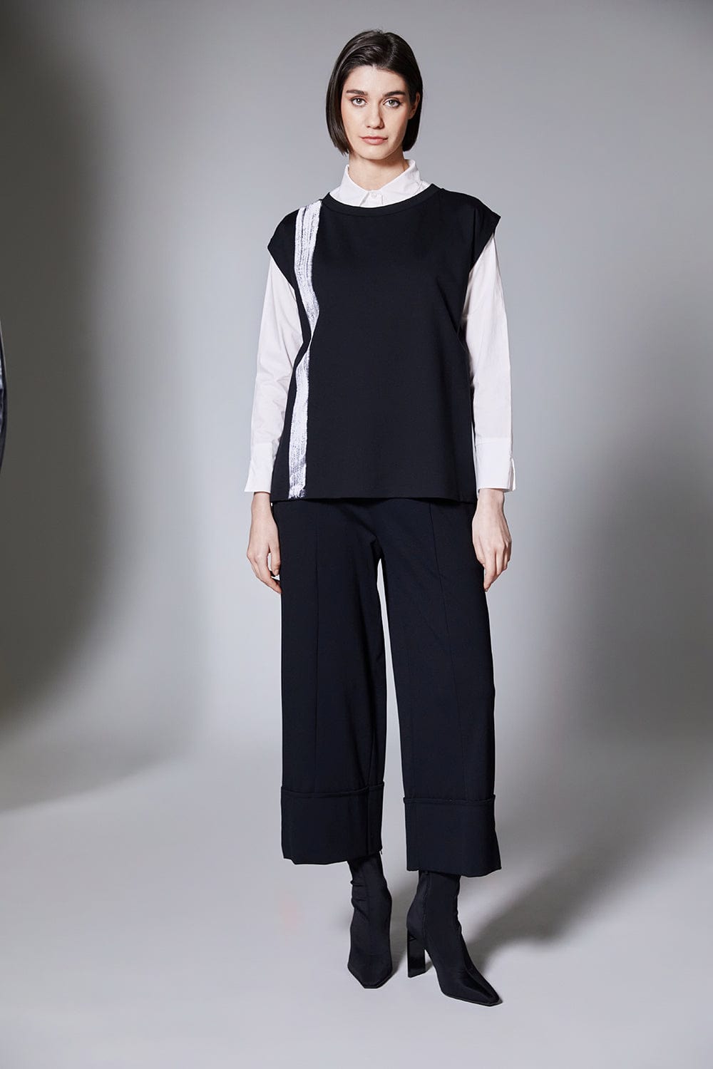 PERUZZI Brush Stroke Tabard Top