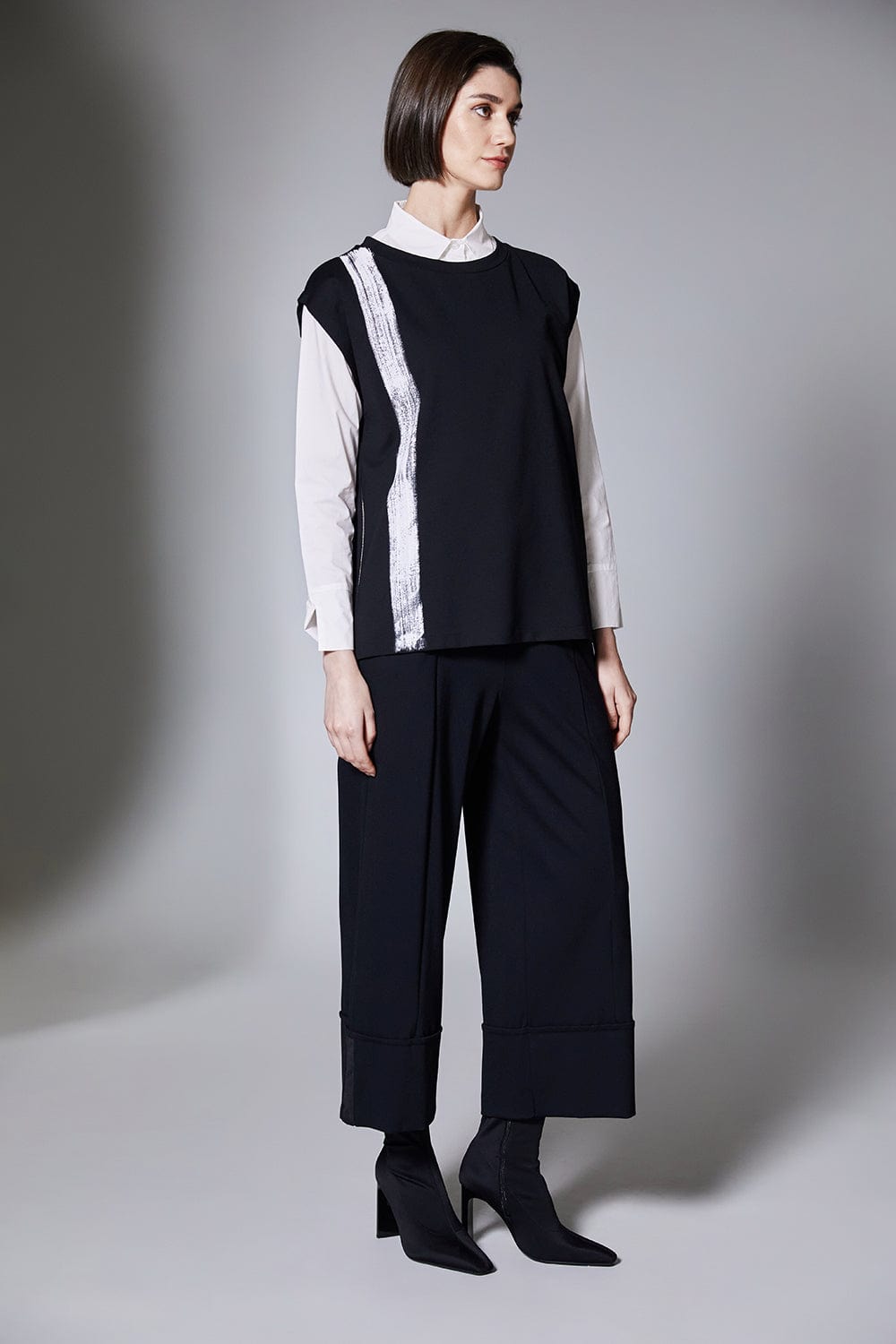 PERUZZI Brush Stroke Tabard Top