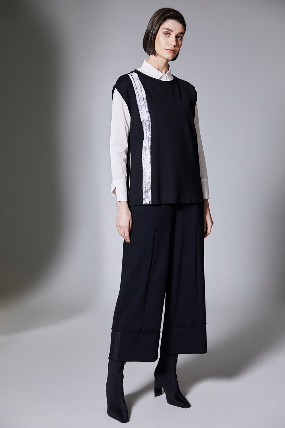 PERUZZI Brush Stroke Tabard Top