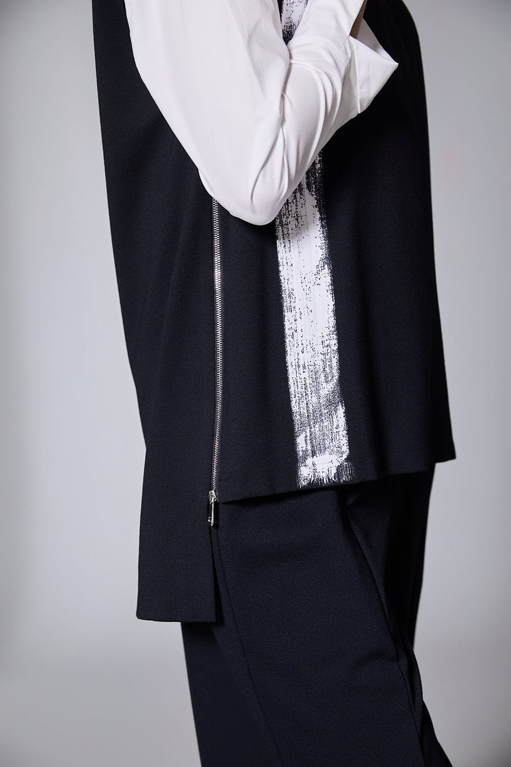 PERUZZI Brush Stroke Tabard Top