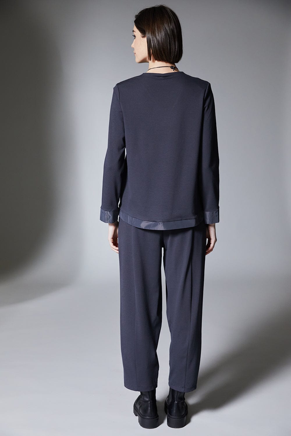 PERUZZI Taffeta Trim Top