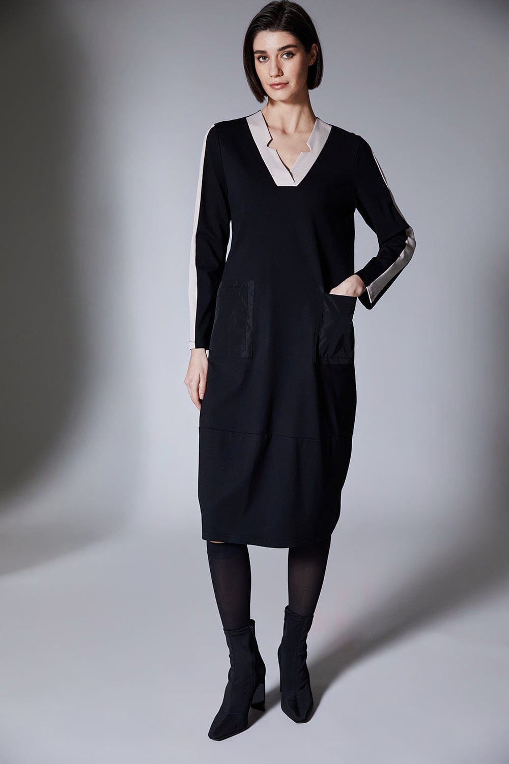 PERUZZI Side Striped Dress