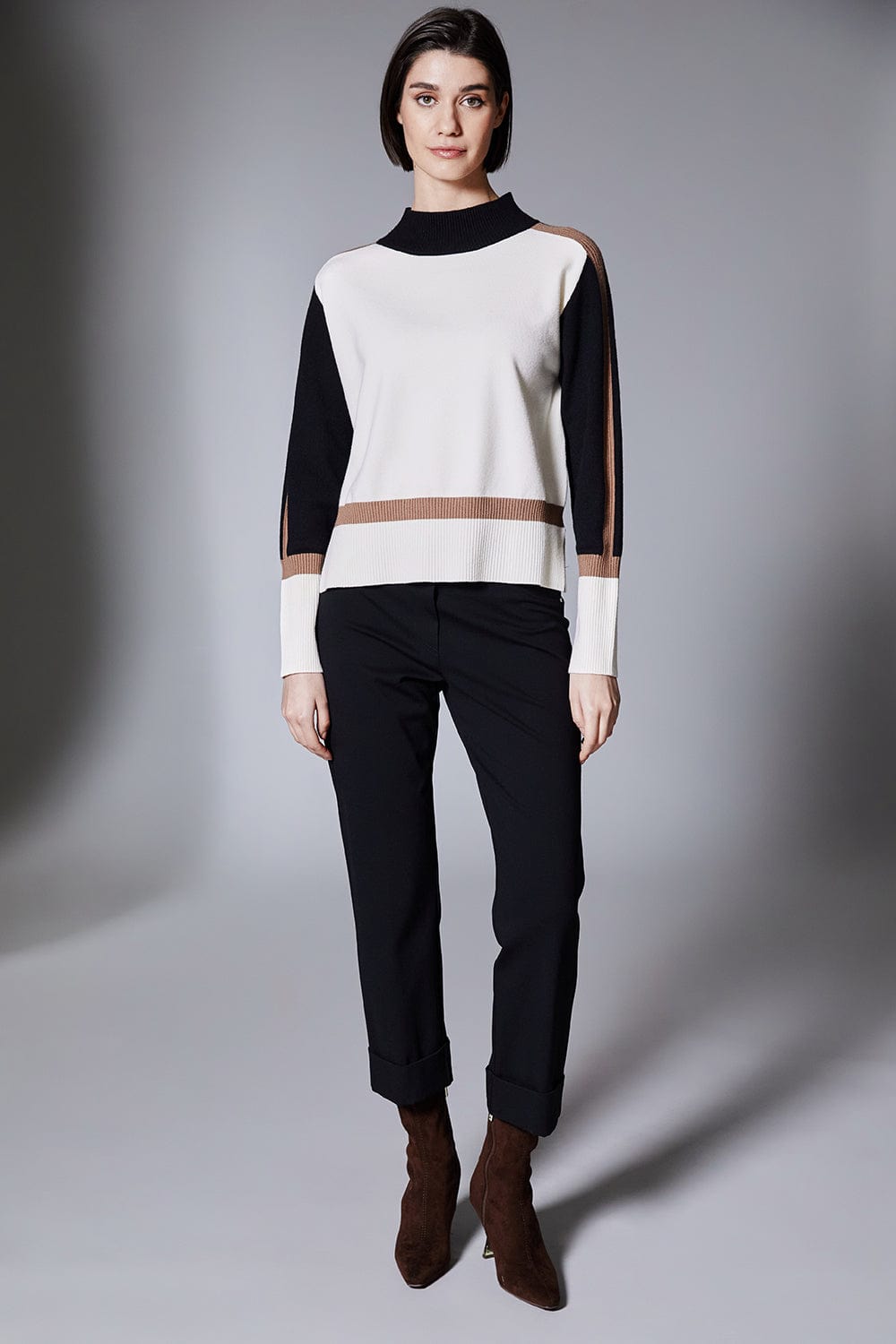 PERUZZI Three Tone Knit