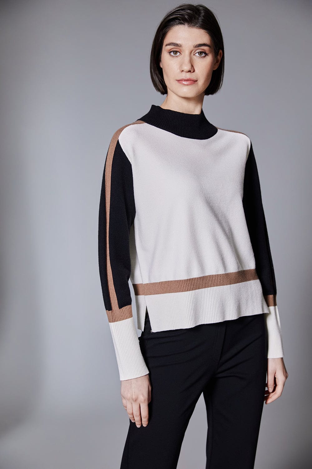PERUZZI Three Tone Knit