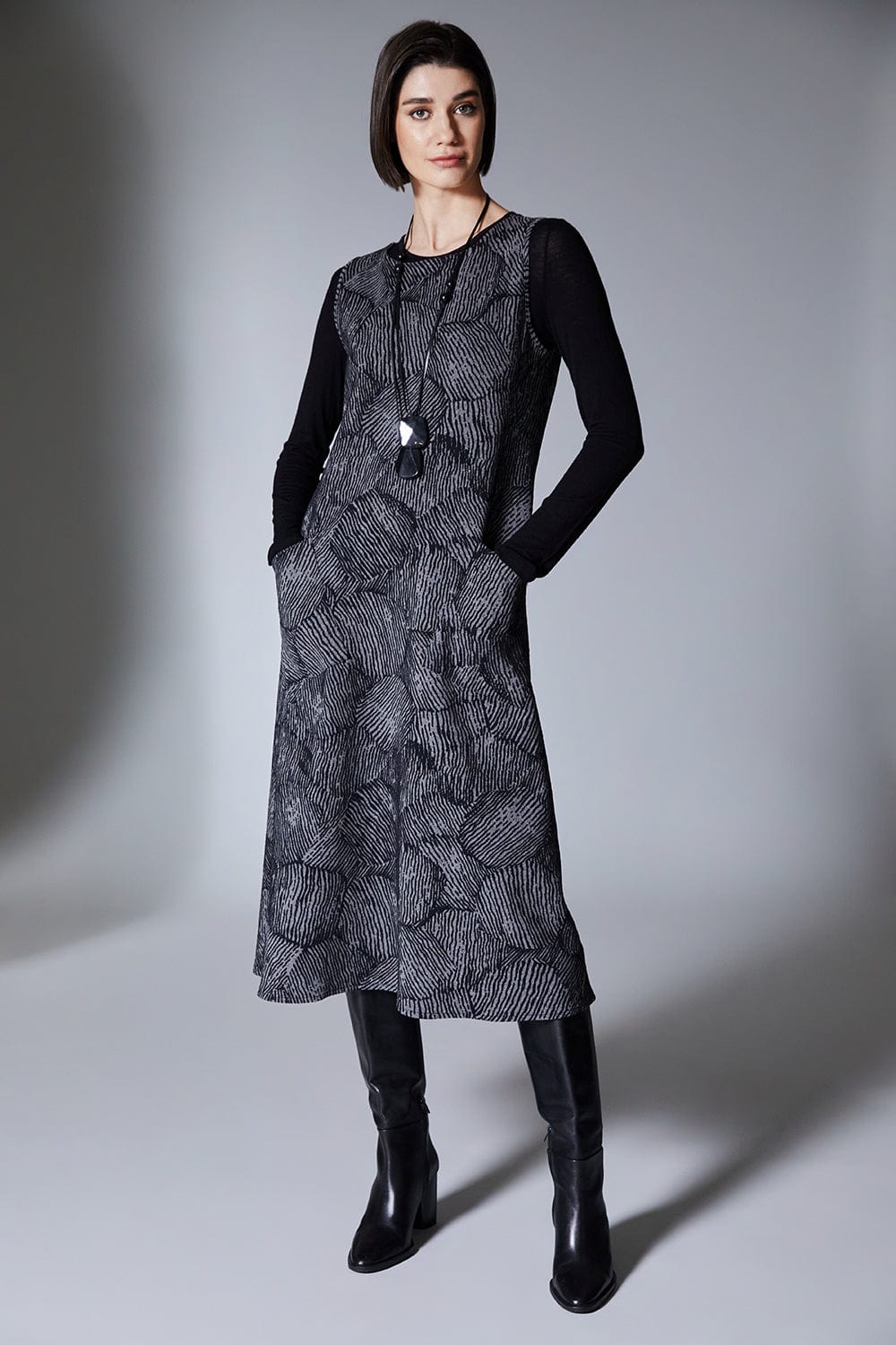 PERUZZI Animal Print Dress