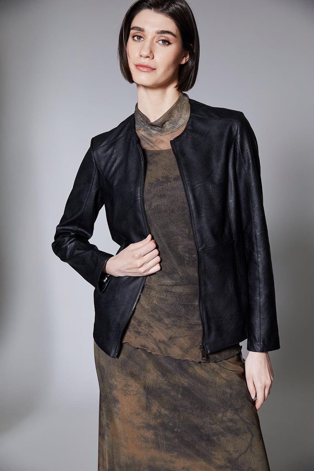 PERUZZI Pleather Jacket