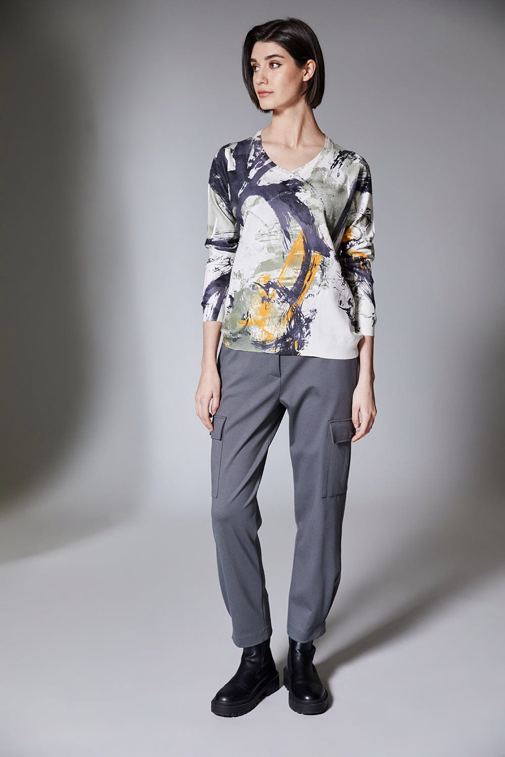 PERUZZI Swirl Print Knit