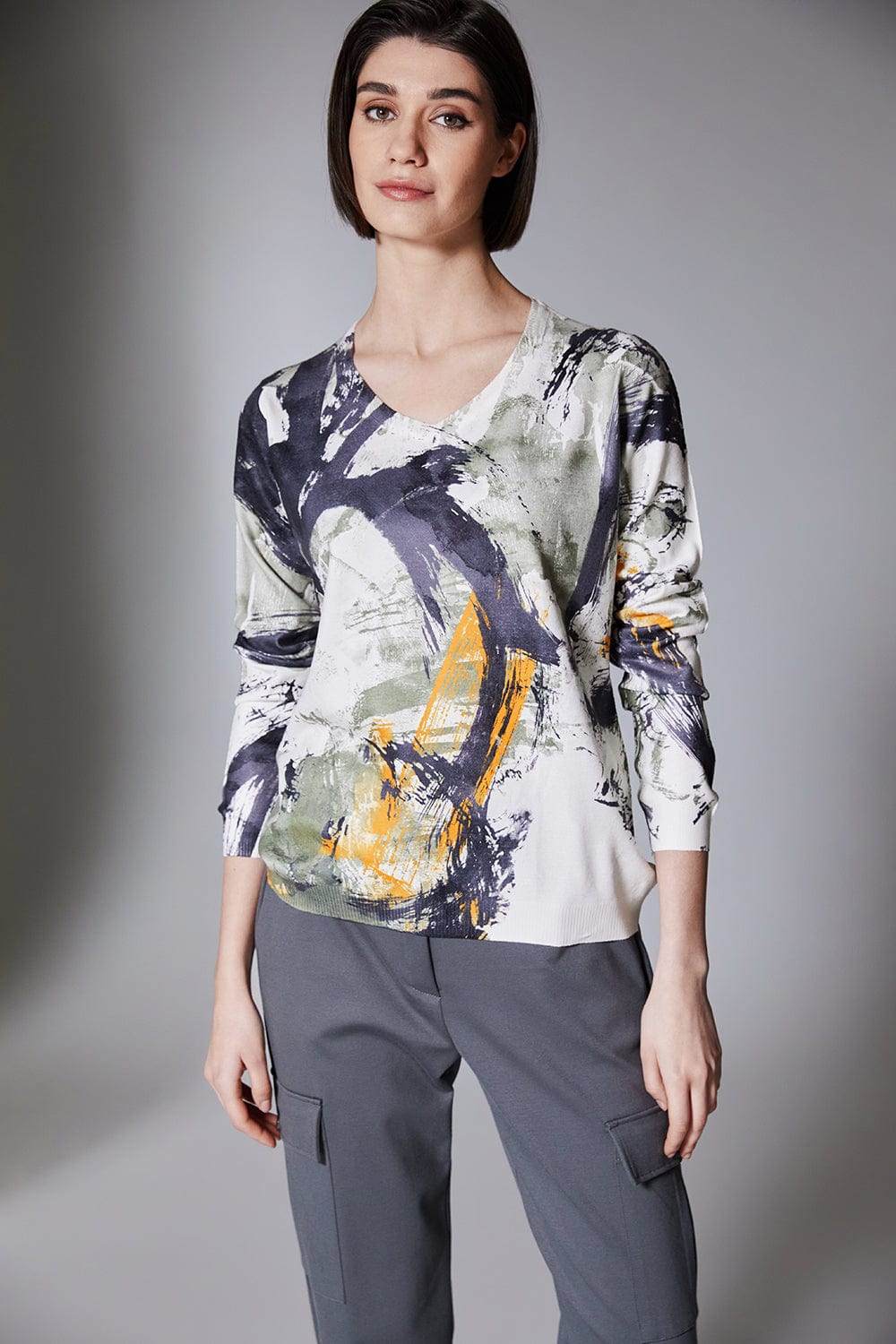 PERUZZI Swirl Print Knit