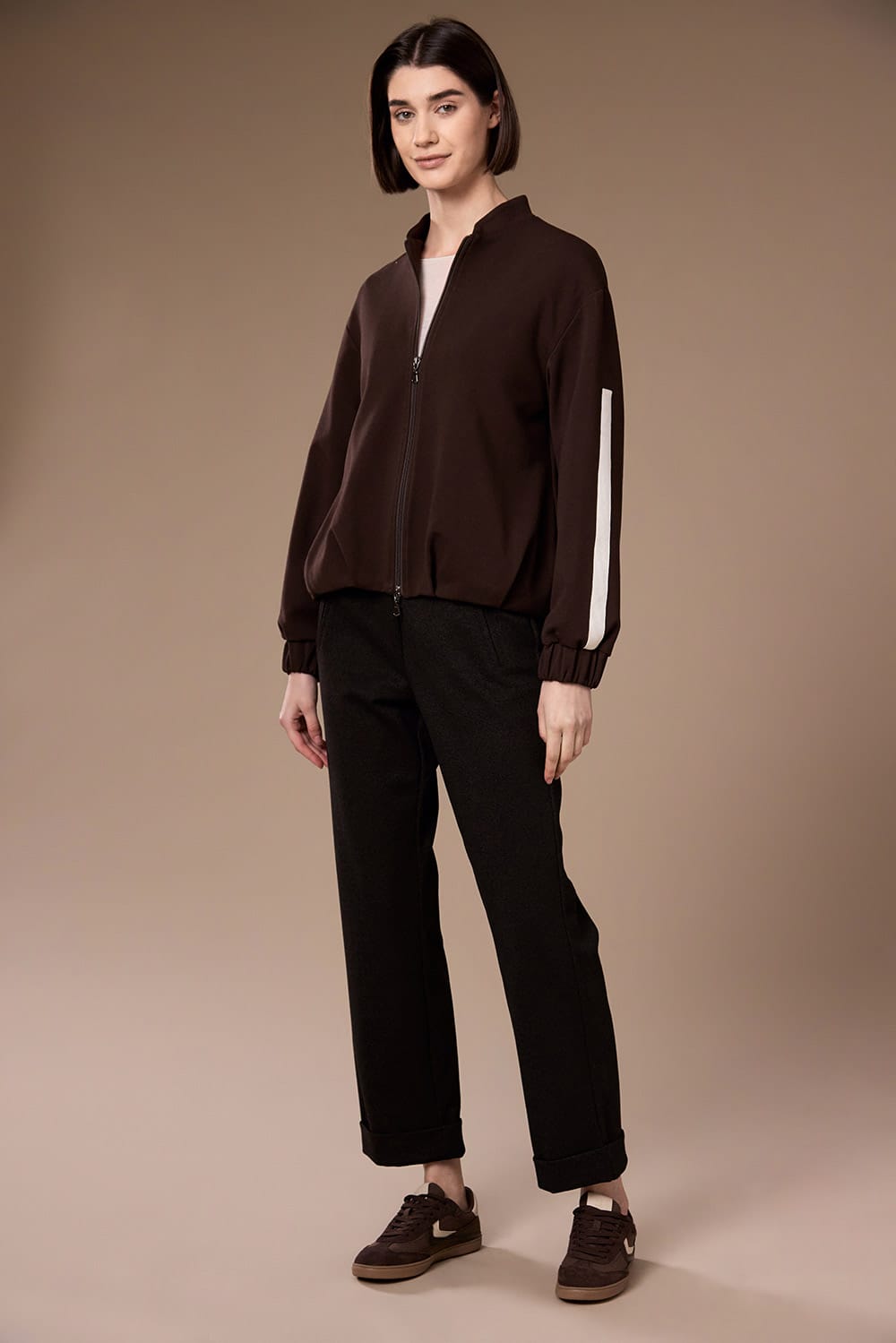 Peruzzi Stripe Blouson Jacket