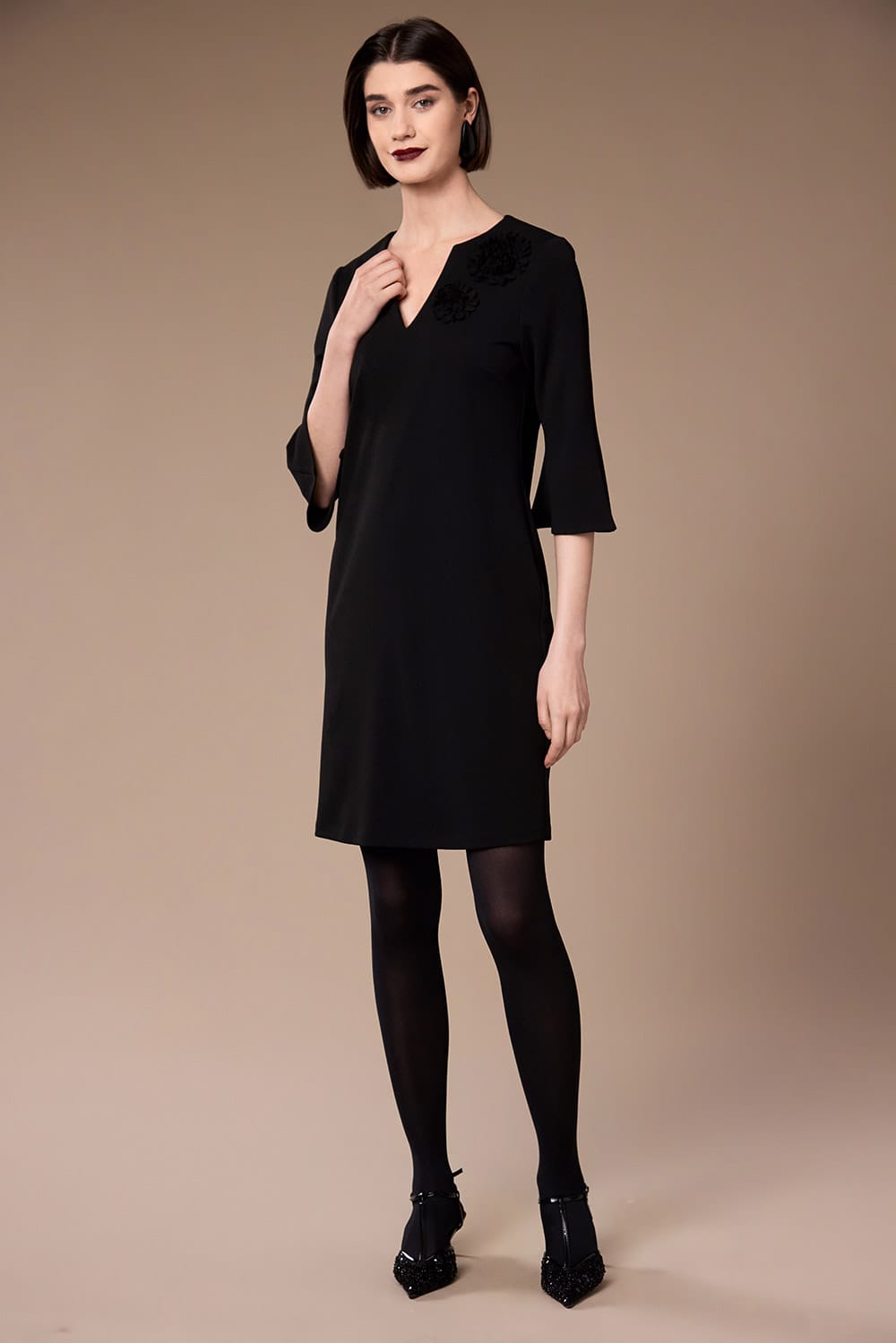 Peruzzi Applique Flower Dress
