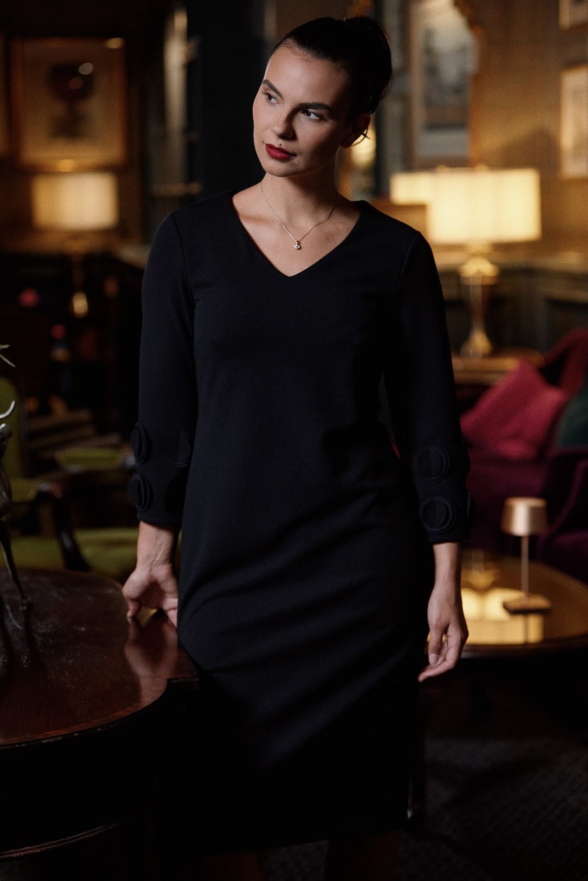 Peruzzi Frill Sleeve Dress