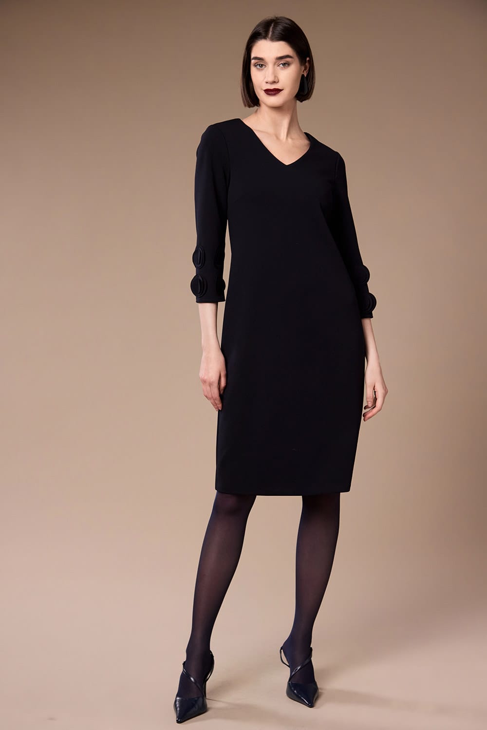 Peruzzi Frill Sleeve Dress