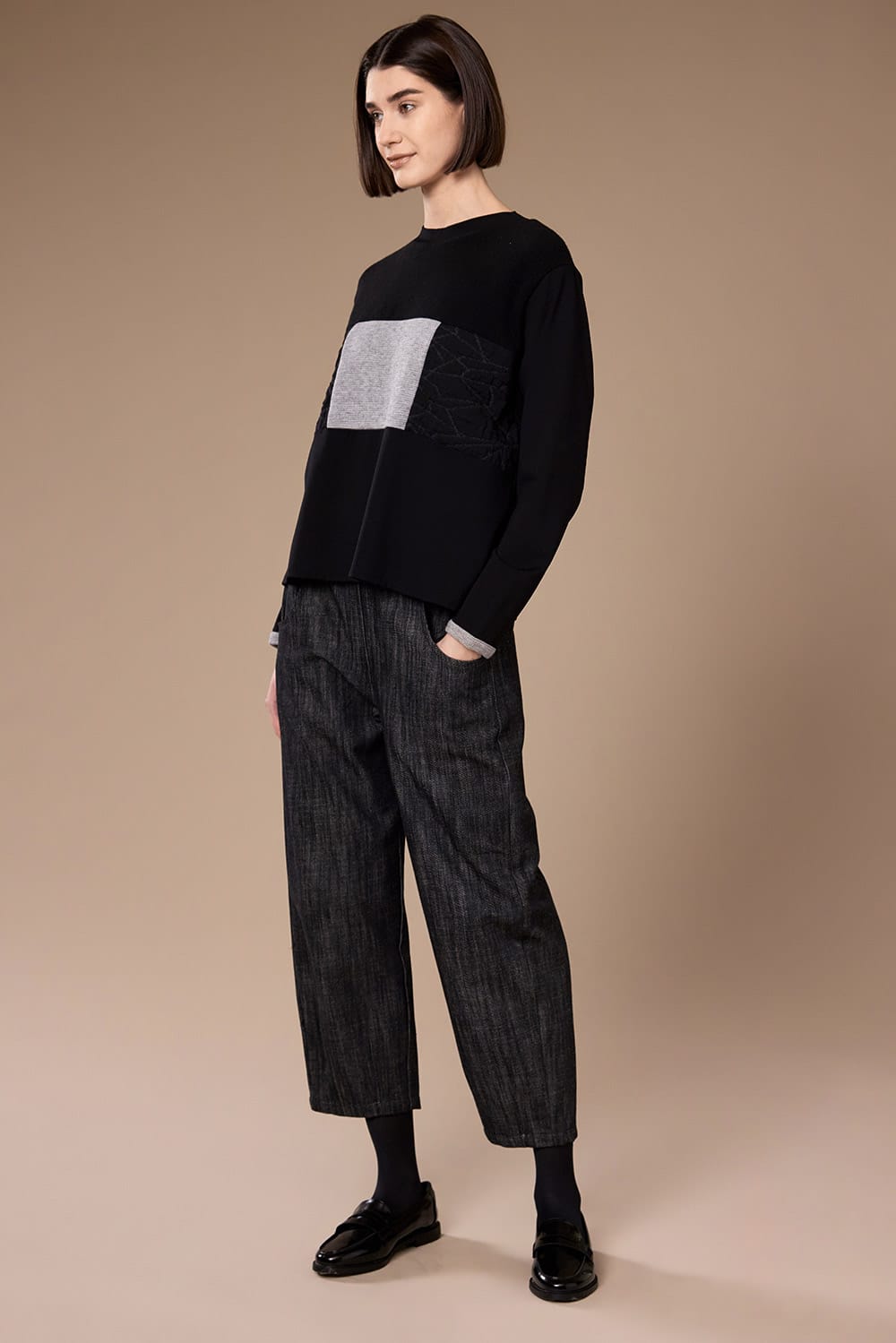 Peruzzi Three Textured Top