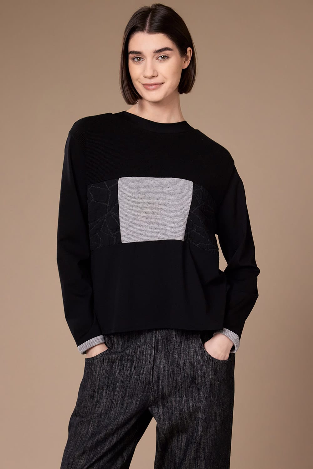 Peruzzi Three Textured Top