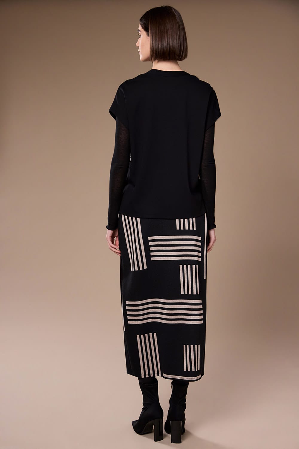 Peruzzi Alternative Stripe Skirt