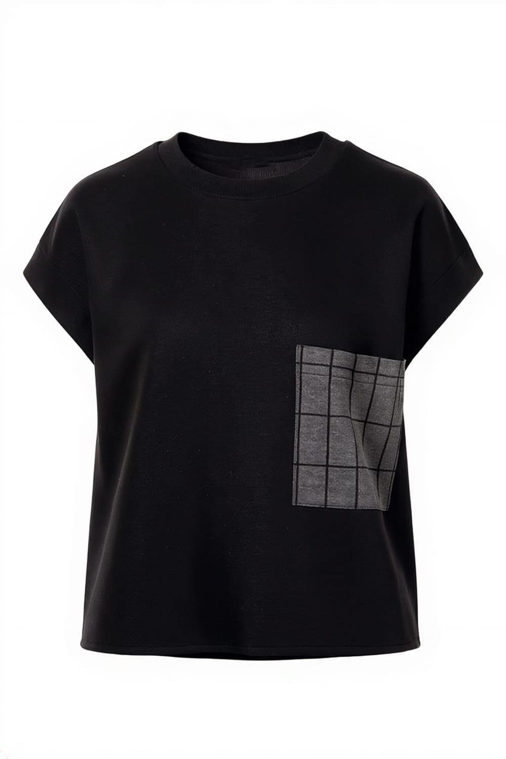 Peruzzi Check Pocket Top