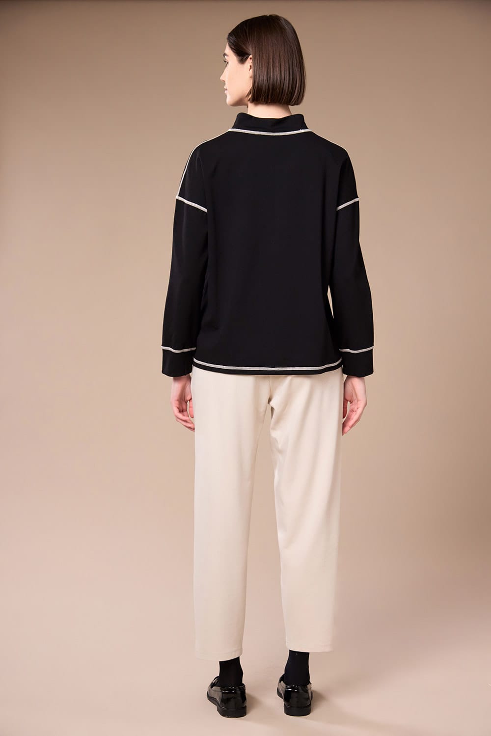 Peruzzi Contrast Stitch Top