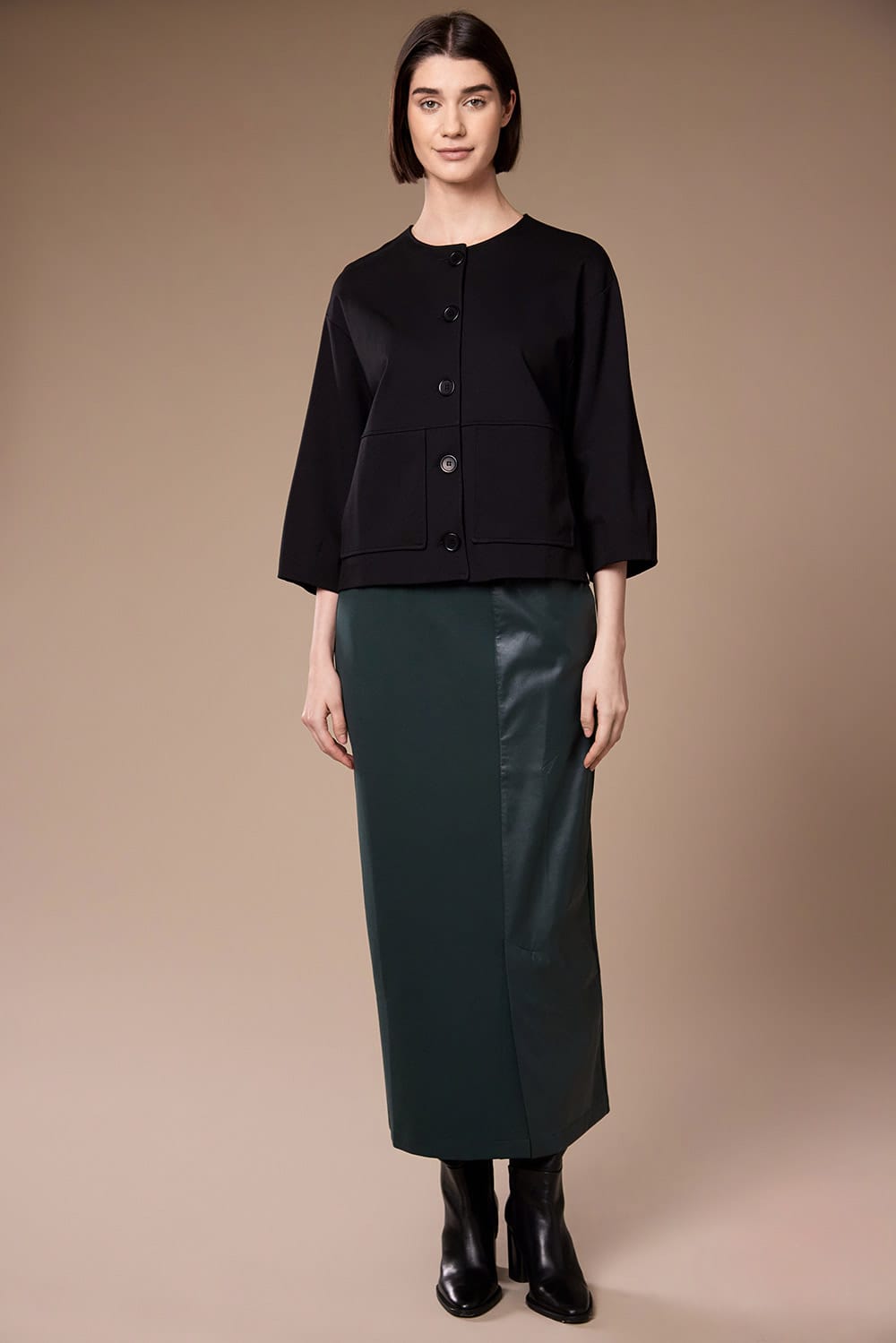 Peruzzi Pleather Skirt