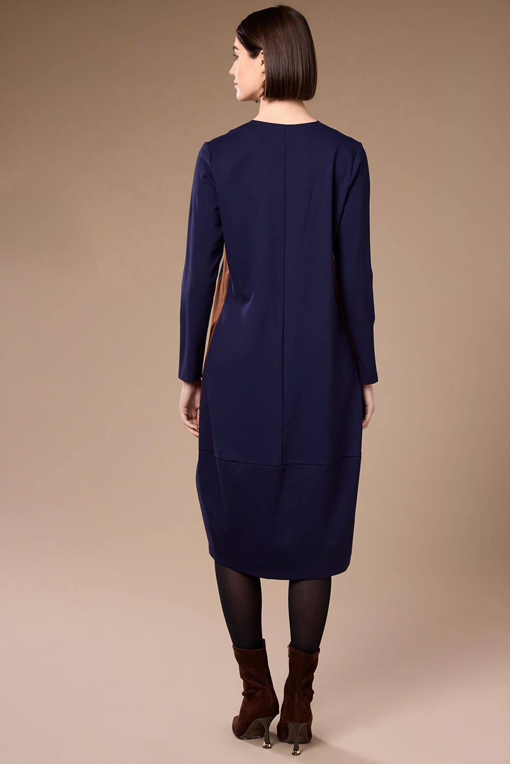 Peruzzi Contrast Stripe Dress