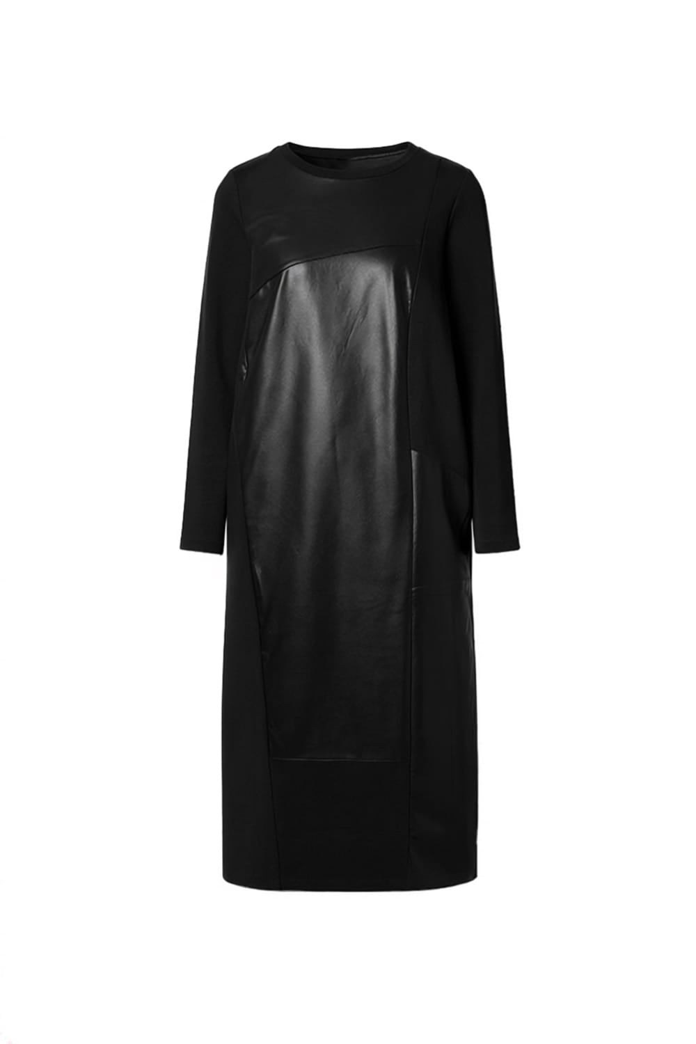 Peruzzi Faux Leather Dress