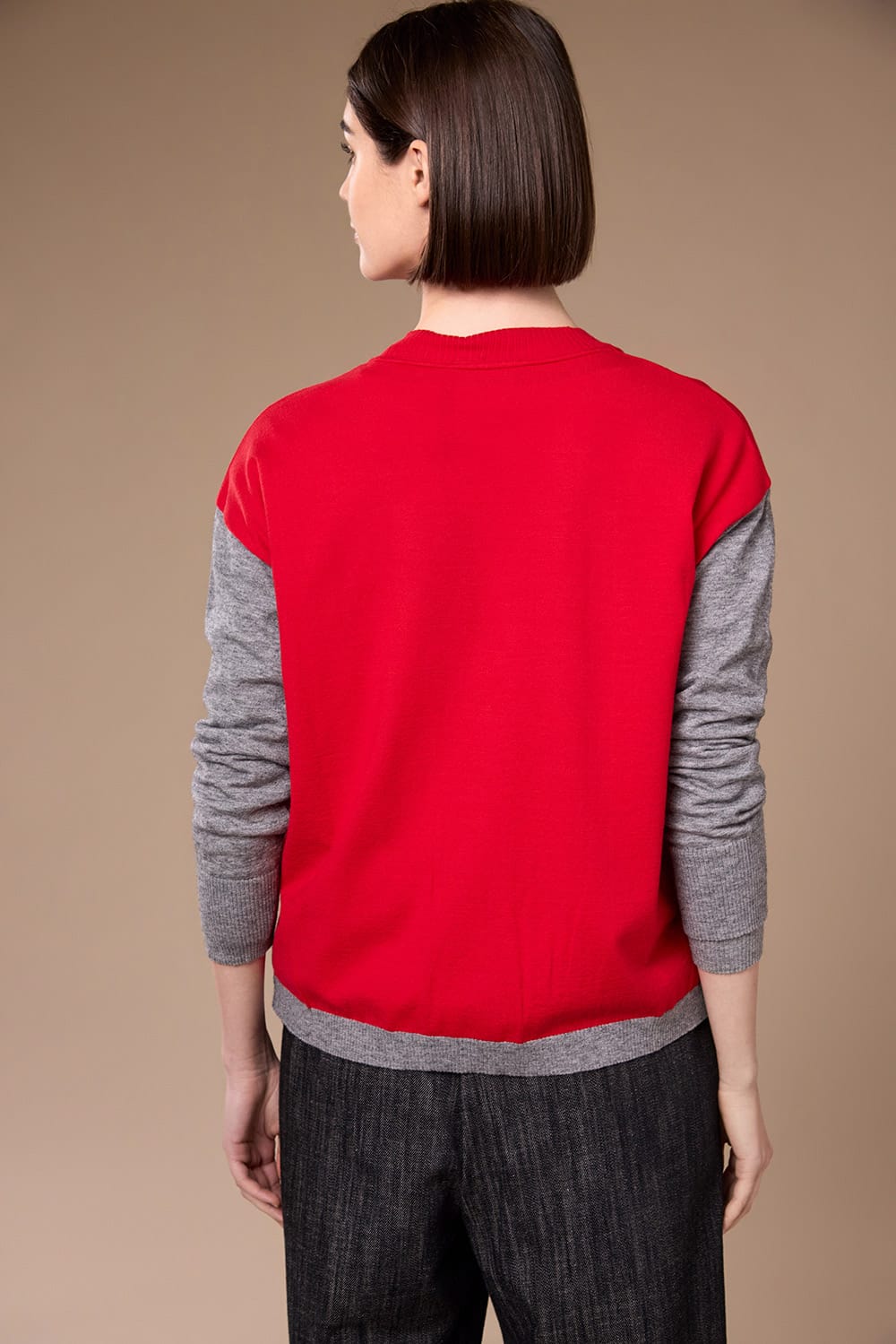 Peruzzi Two Tone Cardigan