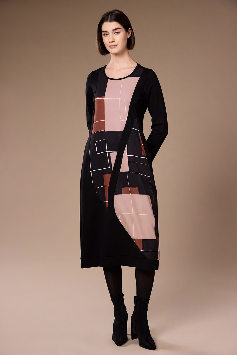 Peruzzi Curved Panel Dress