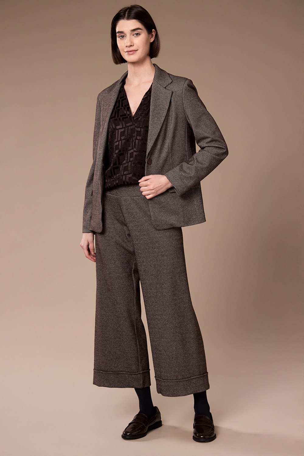Peruzzi Mini Houndstooth Trouser