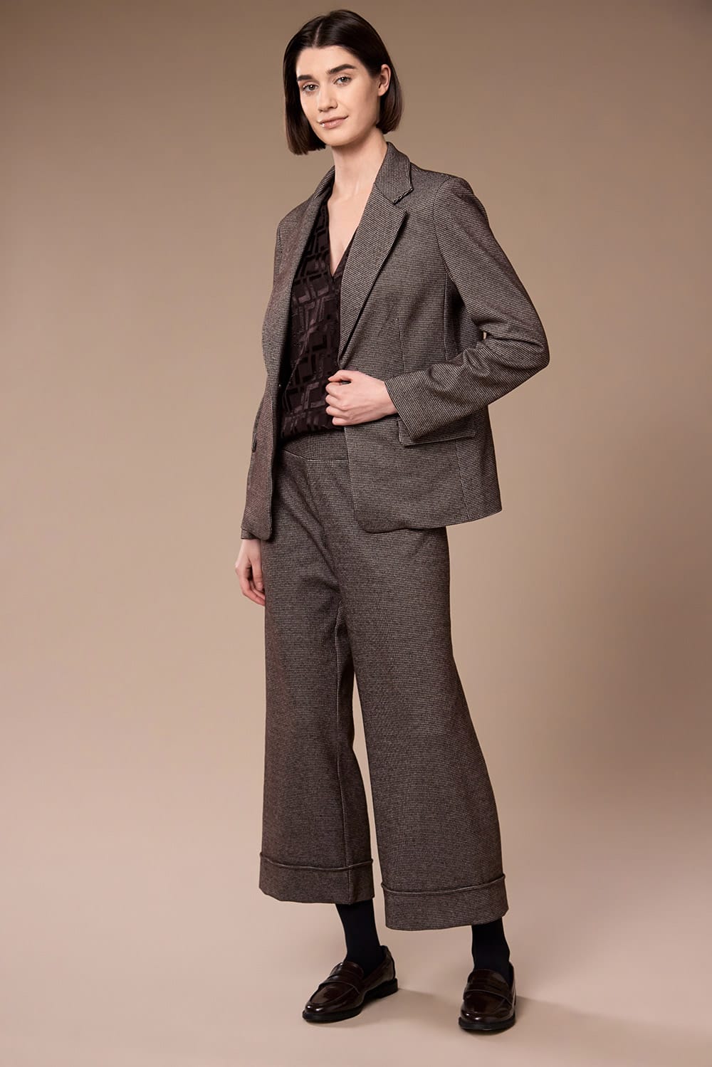 Peruzzi Mini Houndstooth Trouser