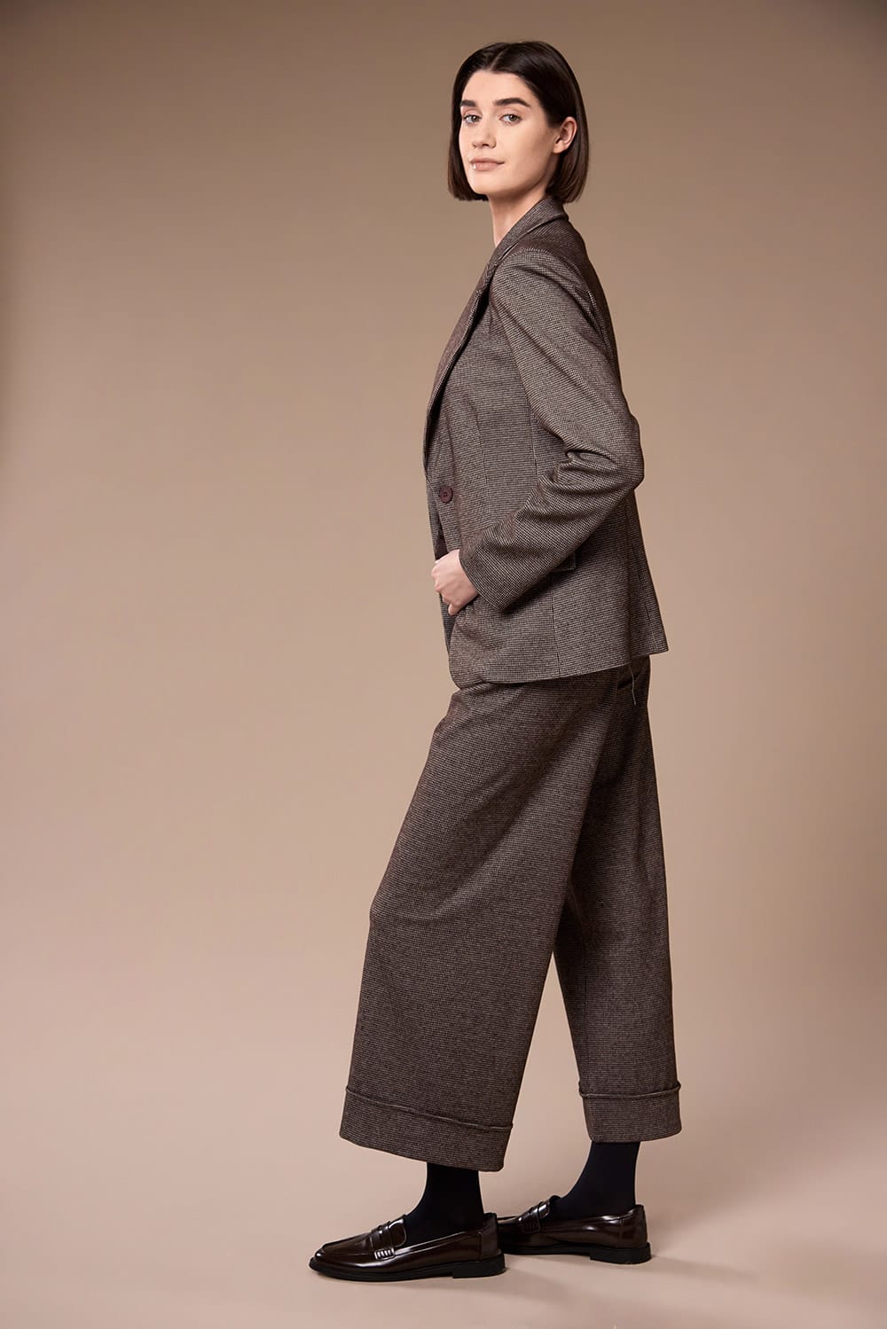 Peruzzi Mini Houndstooth Blazer