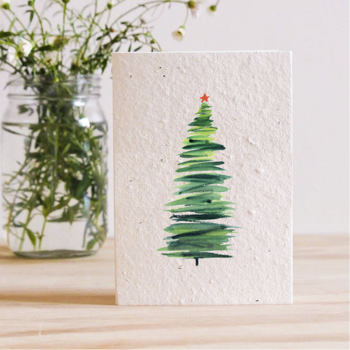 Christmas Tree Plantable Seed Card