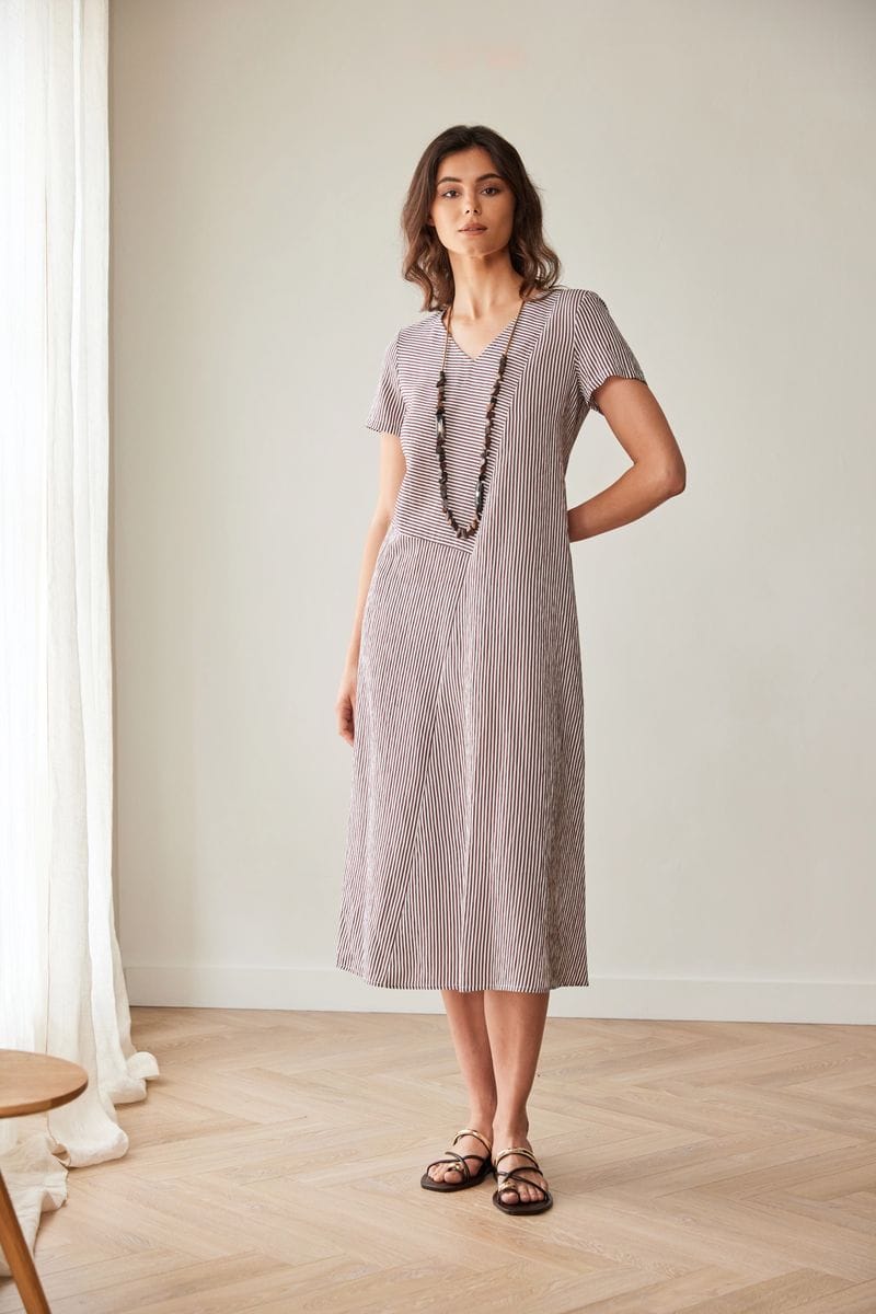 PERUZZI Cross Line Dress